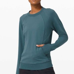 NWOT Lululemon Scuba Crew (Desert Teal)